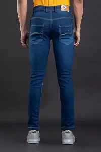 Elegant Denim Solid Jeans For Men And Boys-thumb1