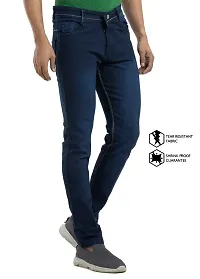 Elegant Denim Solid Jeans For Men And Boys-thumb2