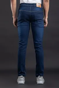 Elegant Denim Solid Jeans For Men And Boys-thumb1