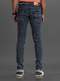 Elegant Denim Solid Jeans For Men And Boys-thumb1