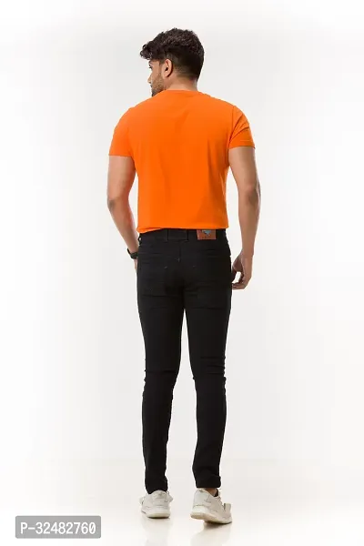 Elegant Denim Solid Jeans For Men And Boys-thumb2