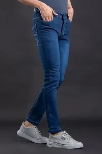 Elegant Denim Solid Jeans For Men And Boys-thumb3