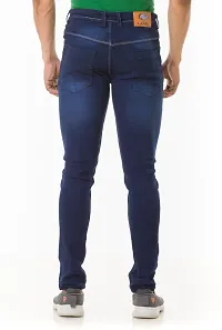 Elegant Denim Solid Jeans For Men And Boys-thumb1