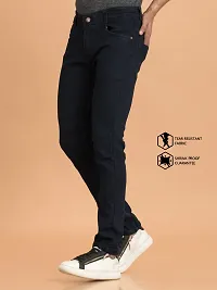 Elegant Denim Solid Jeans For Men And Boys-thumb4