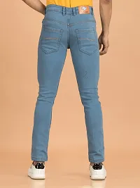 Elegant Denim Solid Jeans For Men And Boys-thumb1