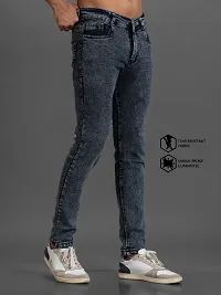 Elegant Denim Solid Jeans For Men And Boys-thumb2