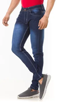 Elegant Denim Solid Jeans For Men And Boys-thumb3