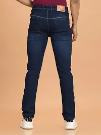 Elegant Denim Solid Jeans For Men And Boys-thumb1