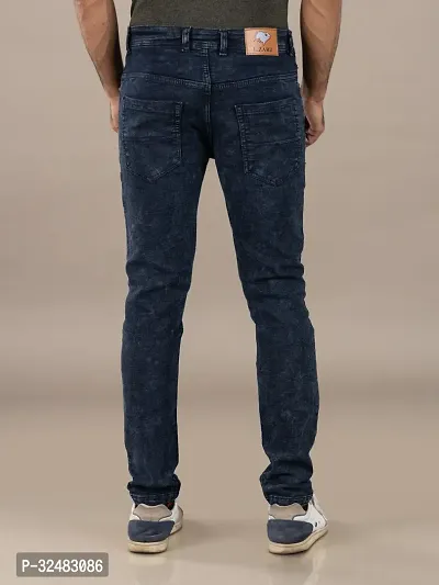 Elegant Denim Solid Jeans For Men And Boys-thumb2