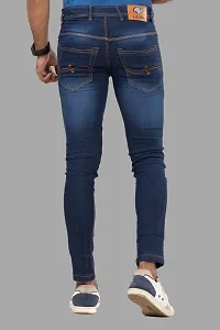 Elegant Denim Solid Jeans For Men And Boys-thumb1