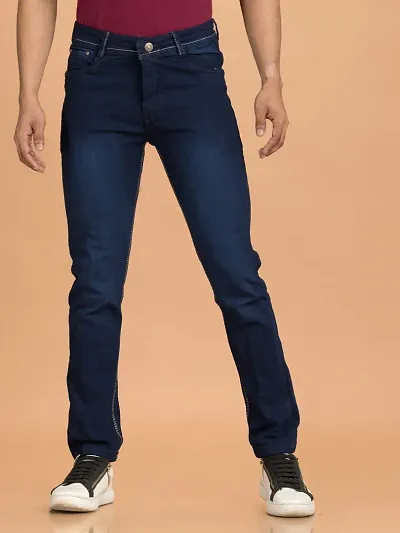 Stylish Denim Mid-Rise Jeans 