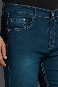 Elegant Denim Solid Jeans For Men And Boys-thumb4