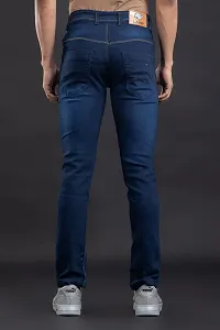 Elegant Denim Solid Jeans For Men And Boys-thumb1