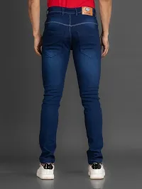 Elegant Denim Solid Jeans For Men And Boys-thumb1