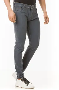 Elegant Denim Solid Jeans For Men And Boys-thumb2