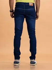 Elegant Denim Solid Jeans For Men And Boys-thumb1