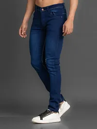 Elegant Denim Solid Jeans For Men And Boys-thumb3