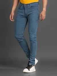 Elegant Denim Solid Jeans For Men And Boys-thumb3