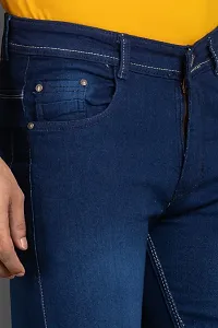 Elegant Denim Solid Jeans For Men And Boys-thumb4