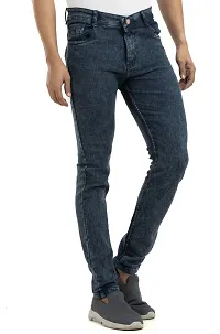 Elegant Denim Solid Jeans For Men And Boys-thumb2