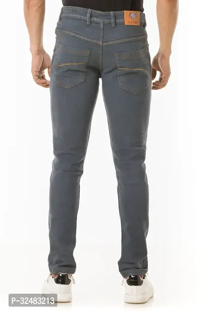 Elegant Denim Solid Jeans For Men And Boys-thumb2