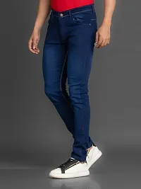 Elegant Denim Solid Jeans For Men And Boys-thumb3