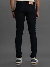 Elegant Denim Solid Jeans For Men And Boys-thumb1