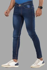 Elegant Denim Solid Jeans For Men And Boys-thumb3