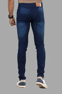 Elegant Denim Solid Jeans For Men And Boys-thumb1