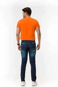 Elegant Denim Solid Jeans For Men And Boys-thumb1