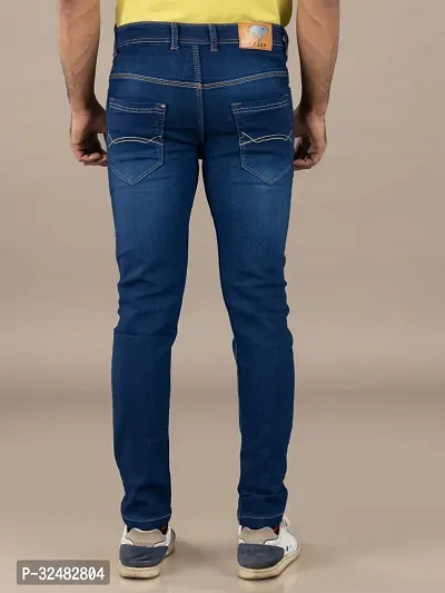 Elegant Denim Solid Jeans For Men And Boys-thumb2