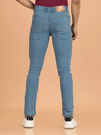 Elegant Denim Solid Jeans For Men And Boys-thumb1