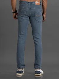 Elegant Denim Solid Jeans For Men And Boys-thumb1