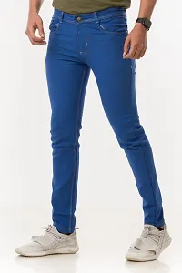 Elegant Denim Solid Jeans For Men And Boys-thumb2