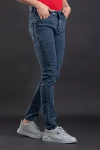 Elegant Denim Solid Jeans For Men And Boys-thumb2