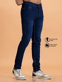 Elegant Denim Solid Jeans For Men And Boys-thumb1