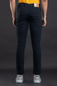 Elegant Denim Solid Jeans For Men And Boys-thumb1