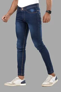 Elegant Denim Solid Jeans For Men And Boys-thumb4