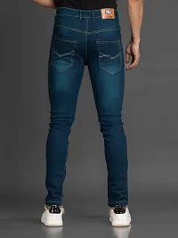 Elegant Denim Solid Jeans For Men And Boys-thumb1