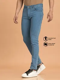 Elegant Denim Solid Jeans For Men And Boys-thumb3