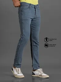 Elegant Denim Solid Jeans For Men And Boys-thumb2