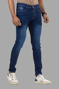 Elegant Denim Solid Jeans For Men And Boys-thumb2