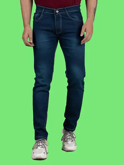 Stylish Denim Solid Jeans for Men