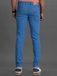 Elegant Denim Solid Jeans For Men And Boys-thumb1