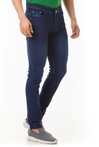 Elegant Denim Solid Jeans For Men And Boys-thumb3