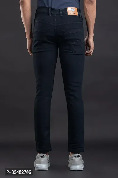 Elegant Denim Solid Jeans For Men And Boys-thumb2