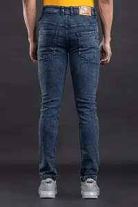 Elegant Denim Solid Jeans For Men And Boys-thumb1