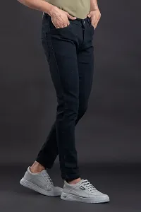 Elegant Denim Solid Jeans For Men And Boys-thumb2