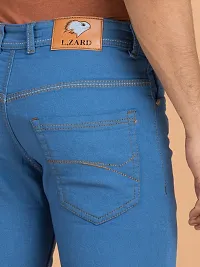 Elegant Denim Solid Jeans For Men And Boys-thumb4