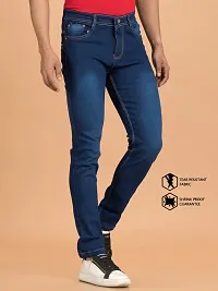 Elegant Denim Solid Jeans For Men And Boys-thumb2